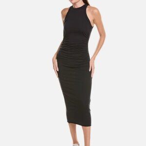 James Perse Black Midi Dress